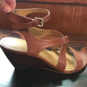 Nine West Leather Wedges